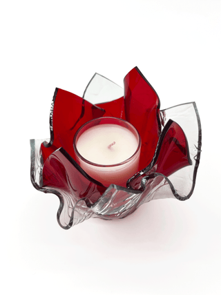 Red Candleholder