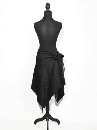 Black Silk Skirt
