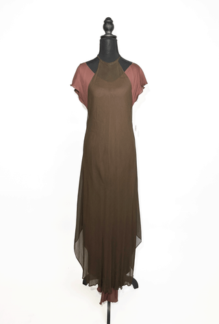 Dress with Apron Design
