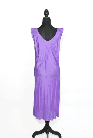 Lavender Silk Silp Dress