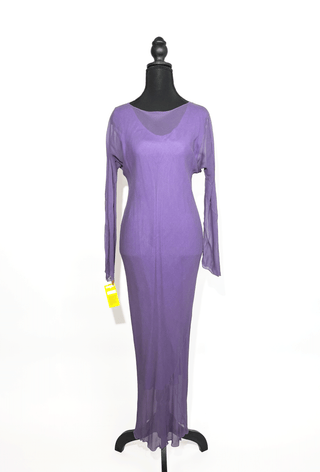 Lavender Silk Silp Dress