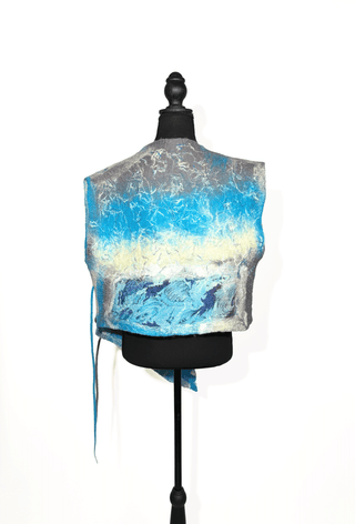 Asymmetrical Felt Vest