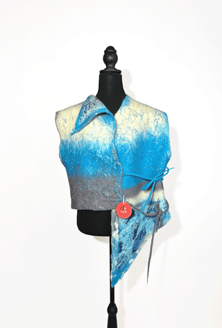 Asymmetrical Felt Vest