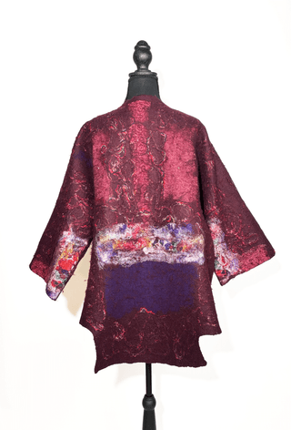 Maroon Long Sleeve Jacket