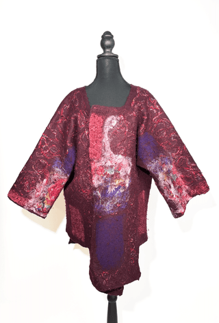 Maroon Long Sleeve Jacket