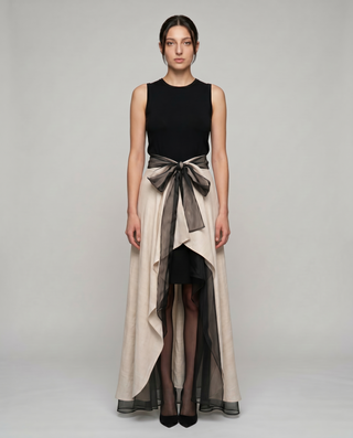 Black and White Opera Skirt