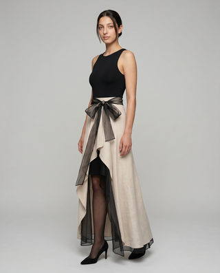 Black and White Opera Skirt