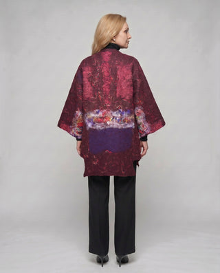 Maroon Long Sleeve Jacket