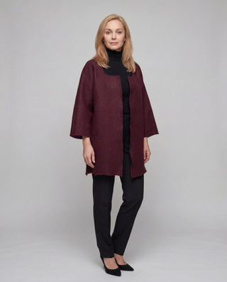 Maroon Long Sleeve Jacket